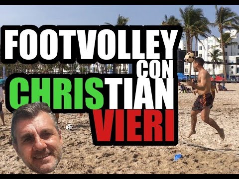 FOOTVOLLEY CON CHRISTIAN VIERI