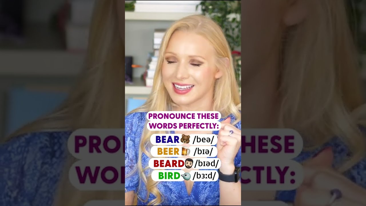 Can you pronounce: Bear Beer Bird Beard?