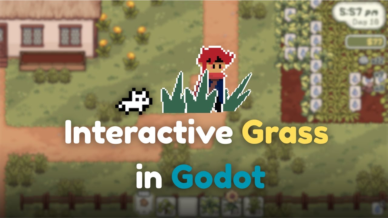 How to Create Interactive Grass in Godot (Step-by-Step Tutorial)