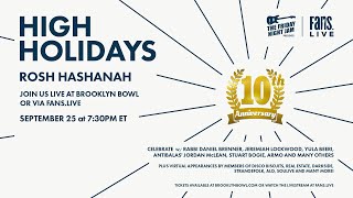 High Holidays 2022 First Night Rosh Hashanah &amp; Hidden Melodies Revealed | Brooklyn Bowl | 9/25/22