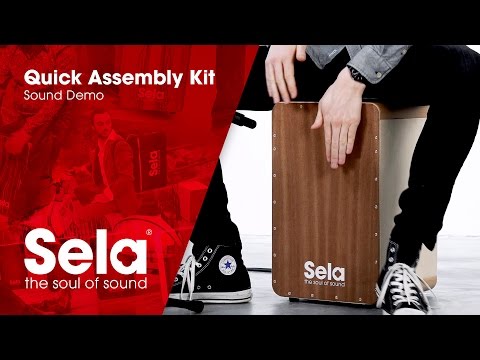Sela SE 037 Cajon Quick Assembly Kit (Cajon Sound Demo)