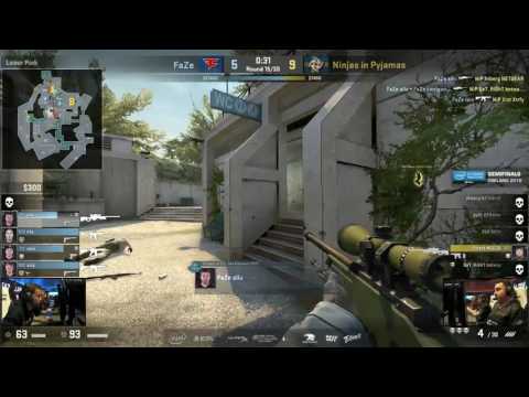 allu's 4K with AWP on Overpass vs NiP