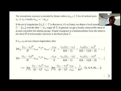 [CONGRESS] Maxim Kontsevich (IHES) - Resurgence structure of Chern-Simons theory