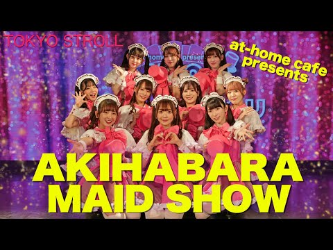 Akihabara maid cafe and maid show! - Visiting at-home cafe
