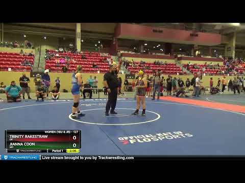 127 Lbs Round 3 - Trinity Rakestraw, OK Vs Jianna Coon, NM Bf37