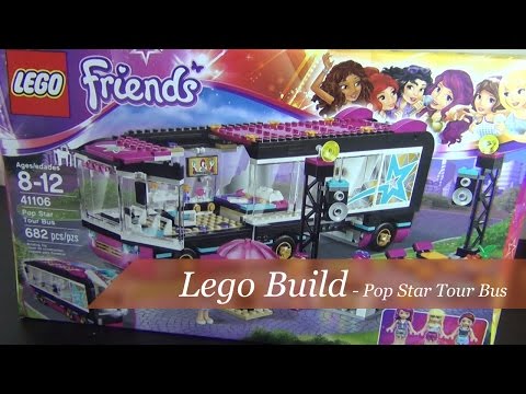 Let's Build - Lego Friends Pop Star Tour Bus Set #41106 - Part 1
