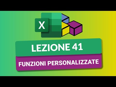 Creare funzioni - VBA Excel Tutorial Italiano 41