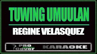 Tuwing umuulan - Regine Velasquez (KARAOKE)