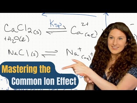 MCAT General Chemistry: The Common Ion Effect
