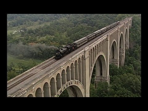 Steamtown train excursion to Tunkhannock Creek Viaduct (Nicholson Bridge) [2007]