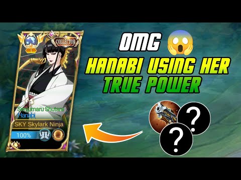 OMG😱!! HANABI TRUE POWER REVEAL | HANABI NEW INSANE BUILD AND EMBLEMS FOR 2023(Must Try) | MLBB