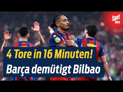 FC Barcelona demütigt Bilbao | Supercopa Highlights