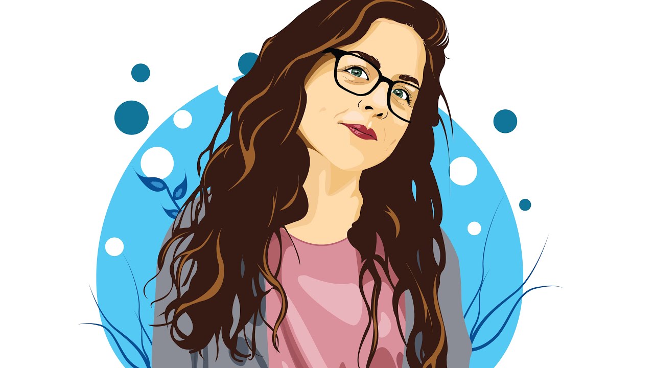 How to create Vector Portrait Flat Illustration in Adobe Illustrator