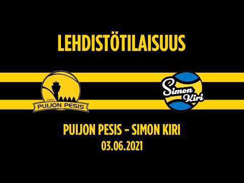 03.06.2021 Lehdistötilaisuus Puijon Pesis - Simon Kiri