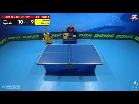 16:30 Ihor Trydukh 3-2 Andrii Rehush West 3 WIN CUP 13.11.2022 | TABLE TENNIS WINCUP