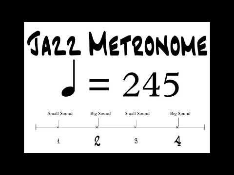 Jazz 2 & 4 Metronome BPM 245