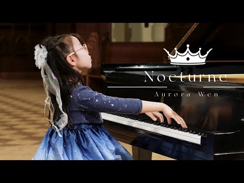 7 Yrs  Aurora plays Nocturne by Mona Rejino