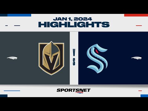 NHL Highlights | Golden Knights vs. Kraken - January 1, 2024 - Winter Classic