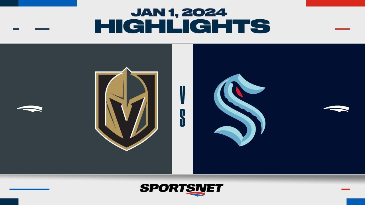 NHL Highlights | Golden Knights vs. Kraken - January 1, 2024 - Winter Classic