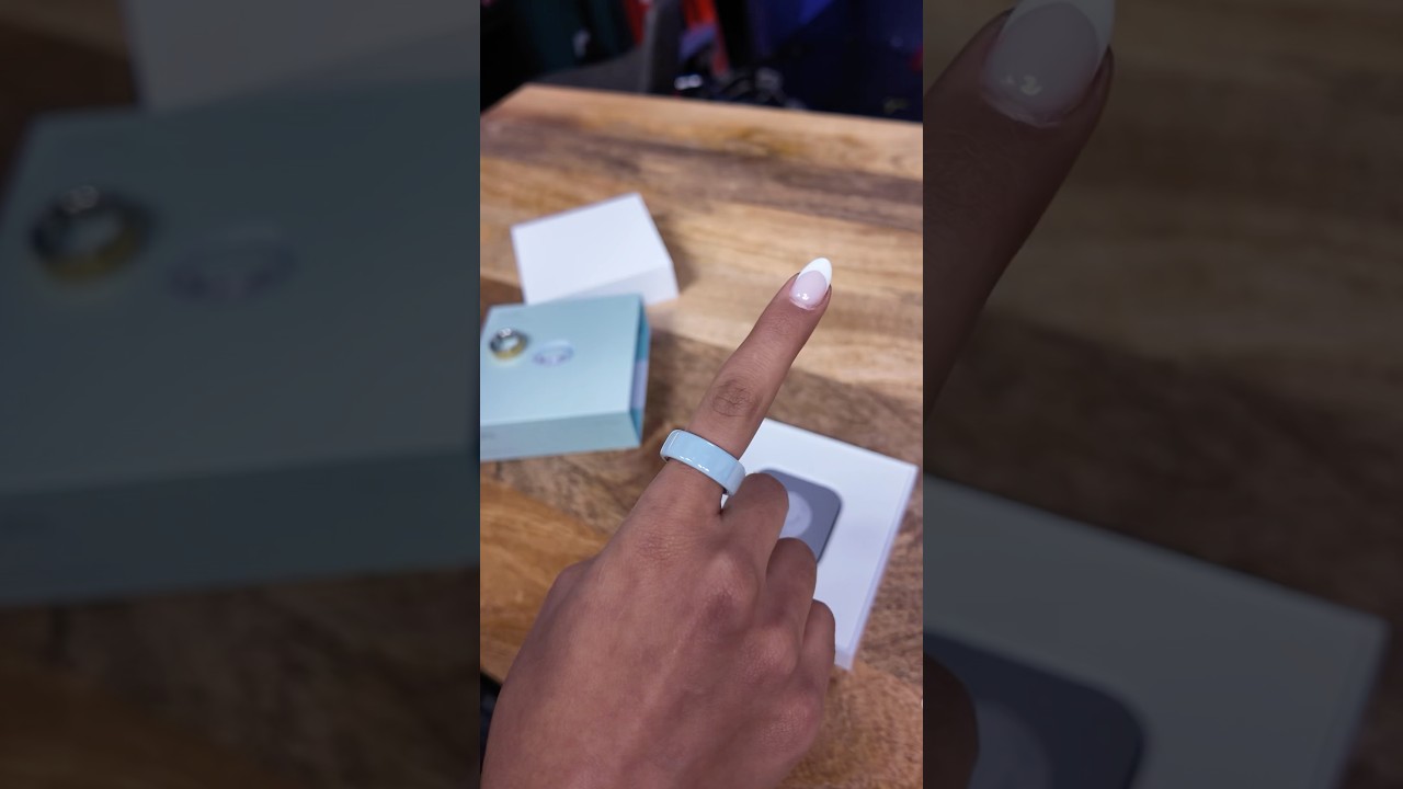 Unboxing the $499 Ceramic Oura Ring 4 in Tide 💍