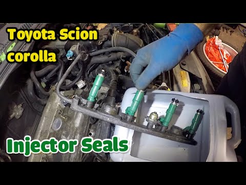 How to replace injector seals on Toyota Camry Corolla or Scion