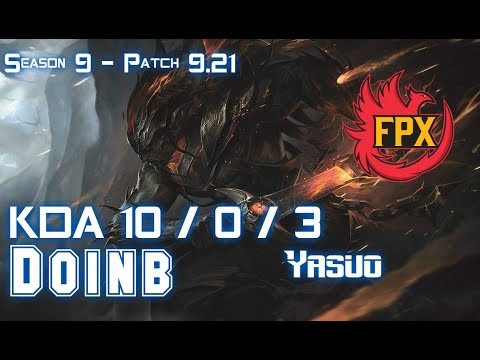 FPX Doinb YASUO vs KARMA Mid - Patch 9.21 EUW Ranked