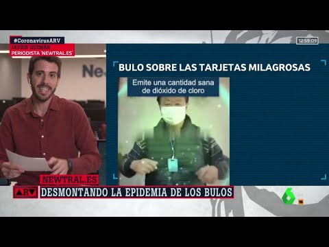 El bulo de las tarjetas 'milagrosas' de dióxido de cloro que "protegen" del COVID - Al Rojo Vivo