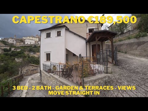 Exploring Abruzzo Italy Property Tour Capestrano L'Aquila Central Italy