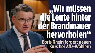 MIGRATIONS-ALARM: Wir müssen wieder über das Stadtbild diskutieren! | BILD TALK mit Boris Rhein