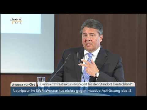 Infrastruktur in Deutschland: Rede von Sigmar Gabriel am 02.06.2015