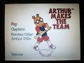 Arthur Makes The Team DVD Menu Walkthrough 2004