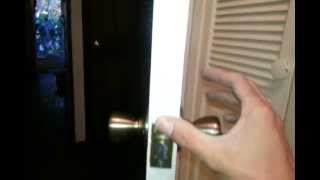 How to fix a swollen door that is difficult to close