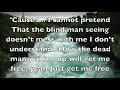 Jared Anderson Blind Man A cappella with lyrics
