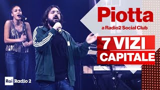 Piotta canta "7 vizi capitale" a Radio2 Social Club