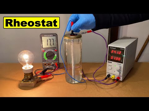 Salt water rheostat demonstration of this interesting device #experiment