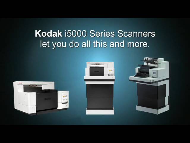 Video teaser for i5000 Series Scanners from Kodak Alaris