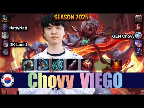 GEN Chovy VIEGO vs GALIO Mid - Patch 25.19 KR Ranked | lolrec