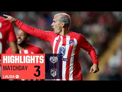 Resumen de Rayo Vallecano vs Atlético Matchday 3