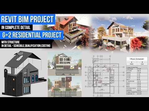 Master Revit BIM with a Complete Residential Villa Design Project Start to Finish