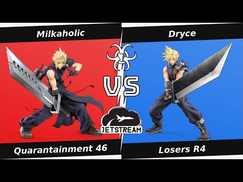 Quarantainment 46 Losers R4 - Milkaholic (Cloud) Vs. Dryce (Cloud) Smash Ultimate - SSBU