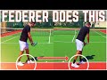 Platform Stance Variations on the Tennis Serve | Federer Does This!