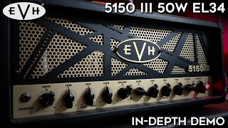 Video thumbnail for EVH 5150 III 50W EL34 in-depth demo! (15 guitars) by Sonic Drive Studio