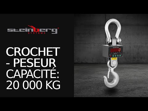Vidéo - Crochet-peseur - 20 000 kg / 5 kg
