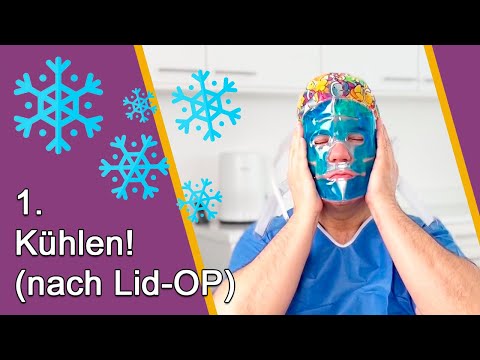 Wichtig nach Augenlid-OP: 1. Kühlen (Tipps von Dr. Günther Düsseldorf nach Lid-OP)