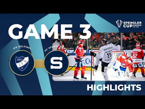 Highlights | IFK Helsinki vs. HC Sparta Praha | Game 3 | Spengler Cup Davos 2025