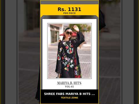 Shree Fabs Mariya B Hits Vol 2 - Chiffon Dupatta – product video thumbnail
