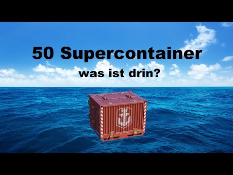 Supercontainer zum 6. Geburtstag World Of Warships WOWS Deutsch