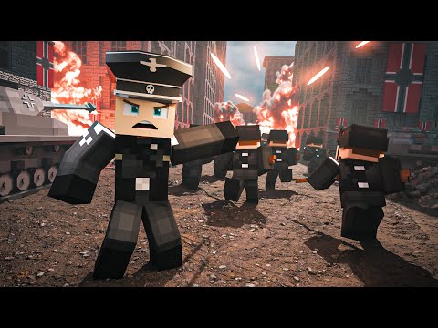 Unbelievable: 100 Players Reenact WW2 in Minecraft Civil War