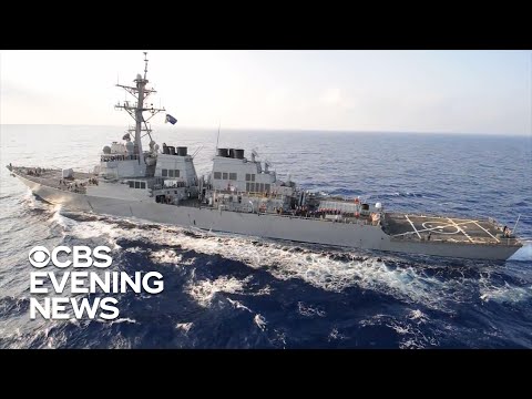 U.S. warship takes down Iranian drone over Strait of Hormuz