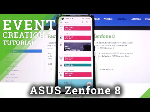 How to Use Calendar in ASUS Zenfone 8 – Add Event to Calendar